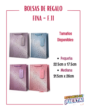 Copia de imagenes (90) BOLSA DE REGALO FINA - REF 11