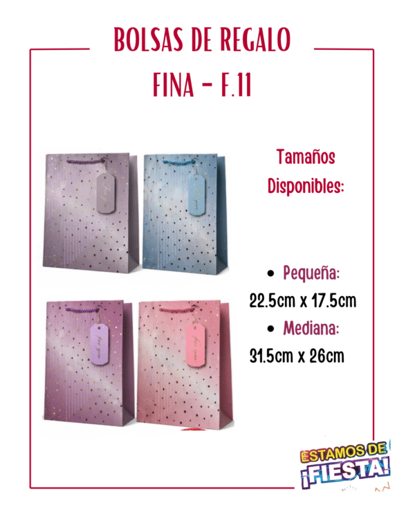 BOLSA DE REGALO FINA - REF 11