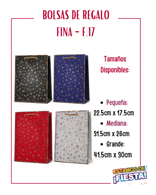 BOLSA DE REGALO FINA - REF 17