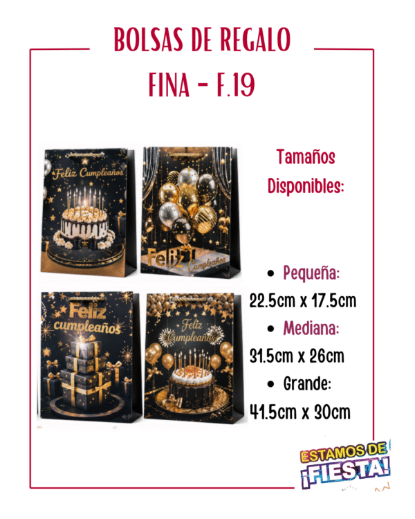 BOLSA DE REGALO FINA - REF 19