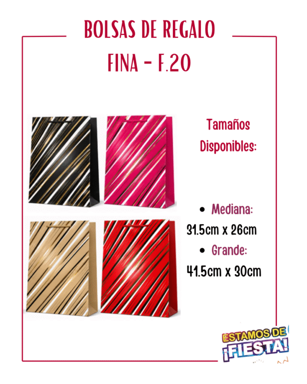 BOLSA DE REGALO FINA - REF 20